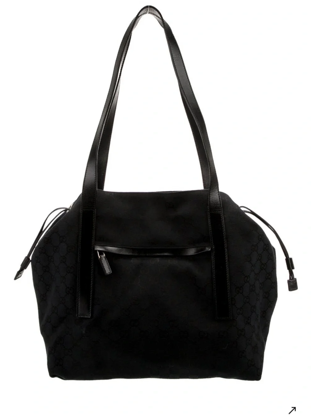 Gucci GG Canvas Black Tote Bag